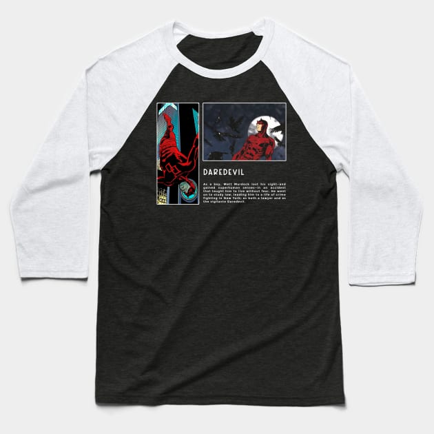 DAREDEVIL - Streetwear Style Baseball T-Shirt by Skywiz